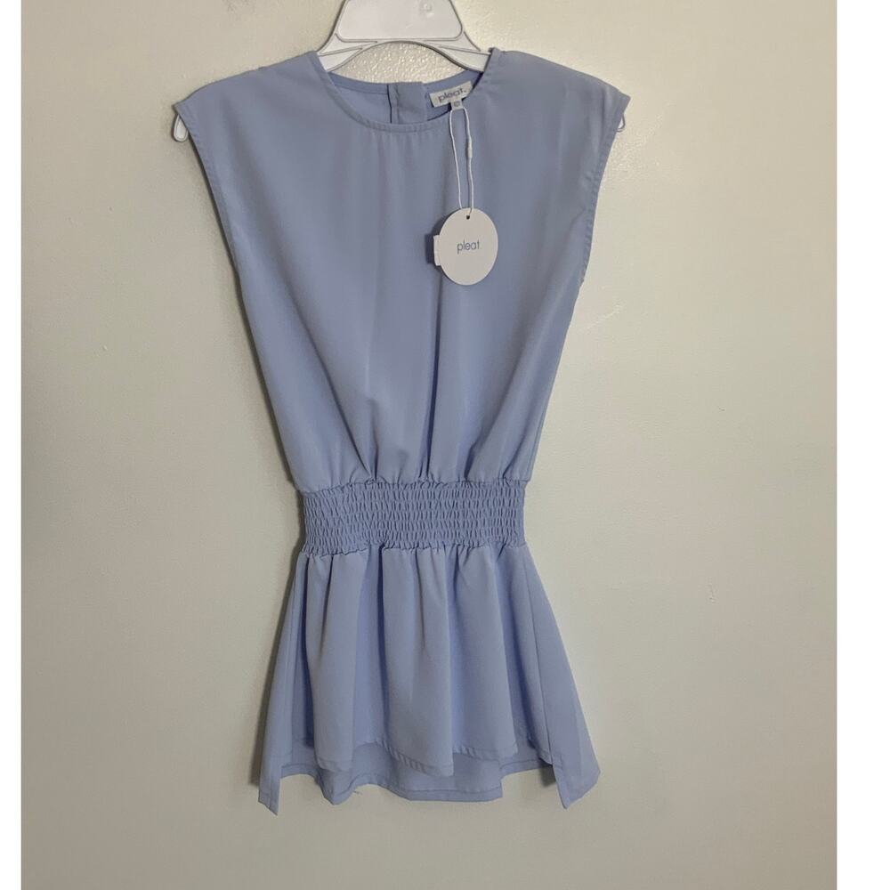 Pleat Josie Dress-Periwinkle‎ NWT size 7